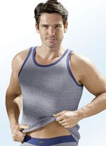 Drie-pack sportjacks in fijne rib, uni 