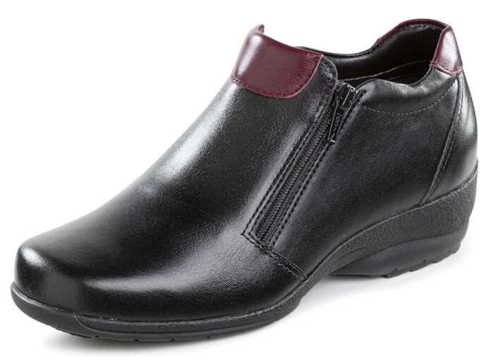 ELENA EDEN, gevoerde dameslaarzen, winterschoenen, breedte H, met lamsvacht 