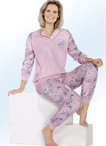 Set van twee pyjama's met raglanmouwen en manchetten 