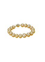 Armband met gouden Zuidzee parels 