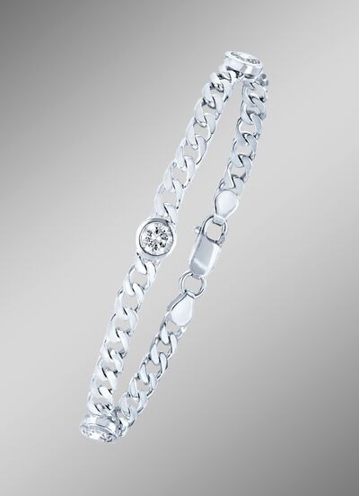 Armband met pantser-design 