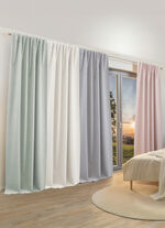 Verduisterende sjaal met multifunctionele tape ROSÉ