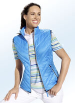 Functioneel vest met diagonale stiksels 
