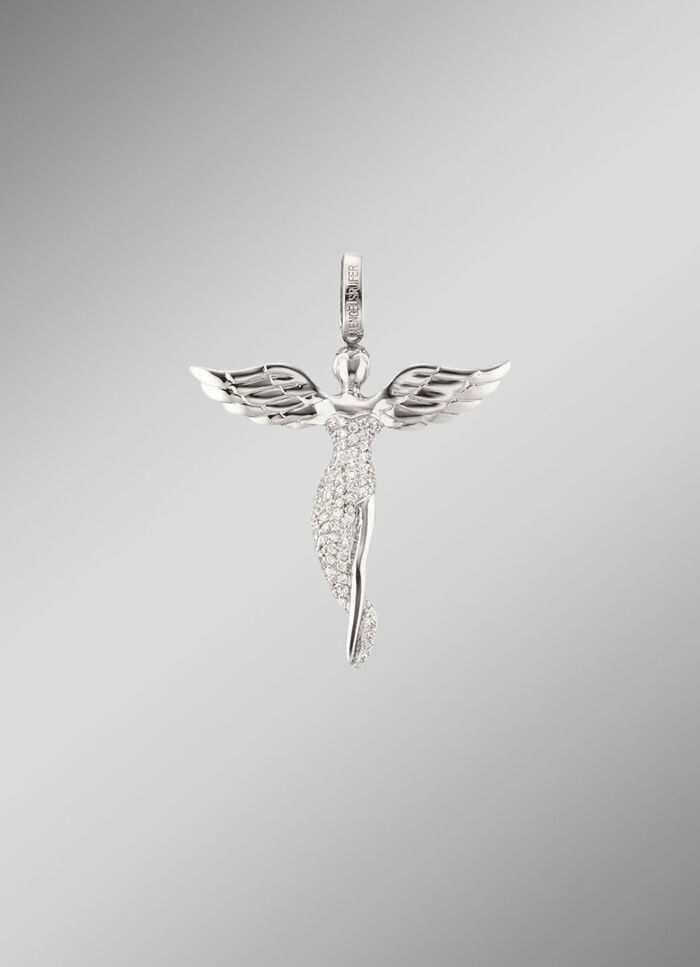 Kettinghanger 'Engel', met zirkonia, van Engelsrufer 