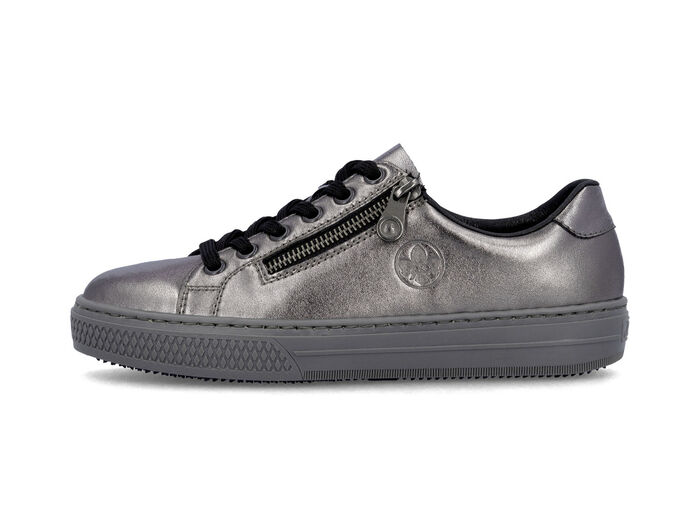 Rieker, modieuze damessneakers, met rits ALTSILBER