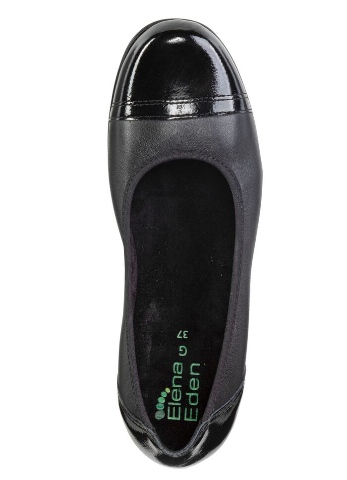 ELENA EDEN, klassieke damesballerina's, breedte G, met uitneembaar voetbed 