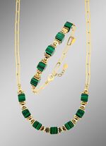 Elegantie ontmoet moderniteit – bezet met synthetisch malachiet 