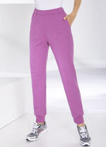 Vrijetijdsbroek van “Athlet” in 4 kleuren GEMÊLEERDE FUCHSIA