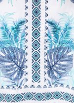 Shirt met zilverkleurige sierplaten 