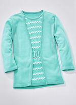 Trui in twinset-look AQUA-WEISS