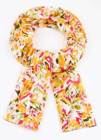 Sjaal met fantasiedessin 