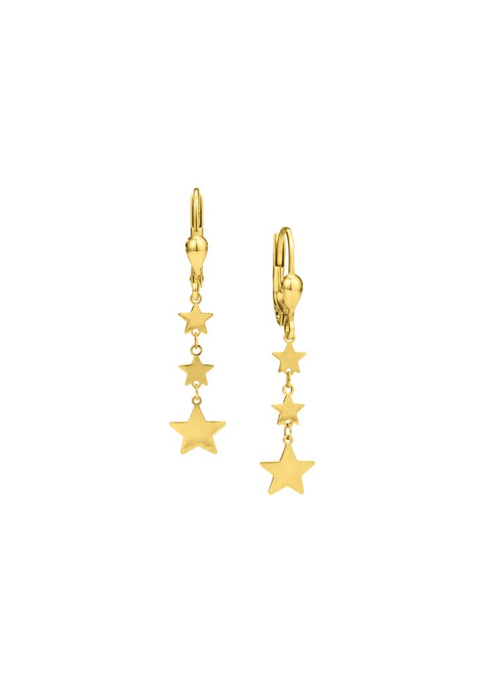 Prachtige steroorbellen van fijn goud 585/- 