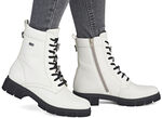Remonte, chique dames enkellaarsjes, winterschoenen, breedte G, met rits NATURWEISS