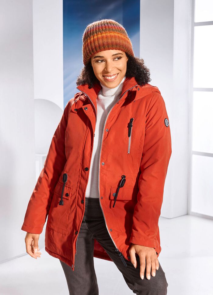 Lang jack met 2-weg ritssluiting 