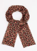 Sjaal met roofdierbontontwerp 