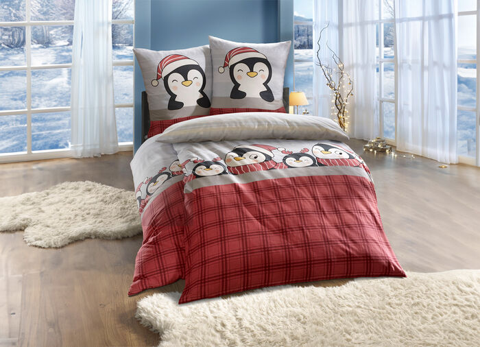 Fijn vlas beddengoedset 