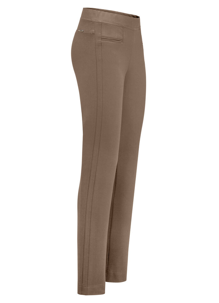 Broek met smalle beenwijdte BRAUN