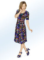 Jurk met inkjetprint 