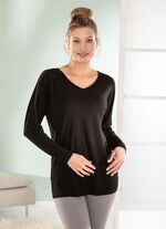 Shirt met lange vleermuismouwen 