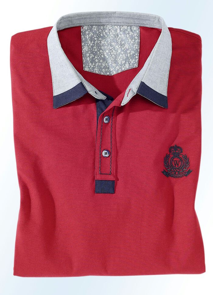 Poloshirt in 3 kleuren ROOD