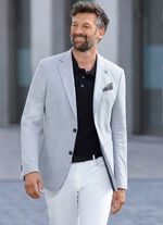 Jas met opgestikte zakken 