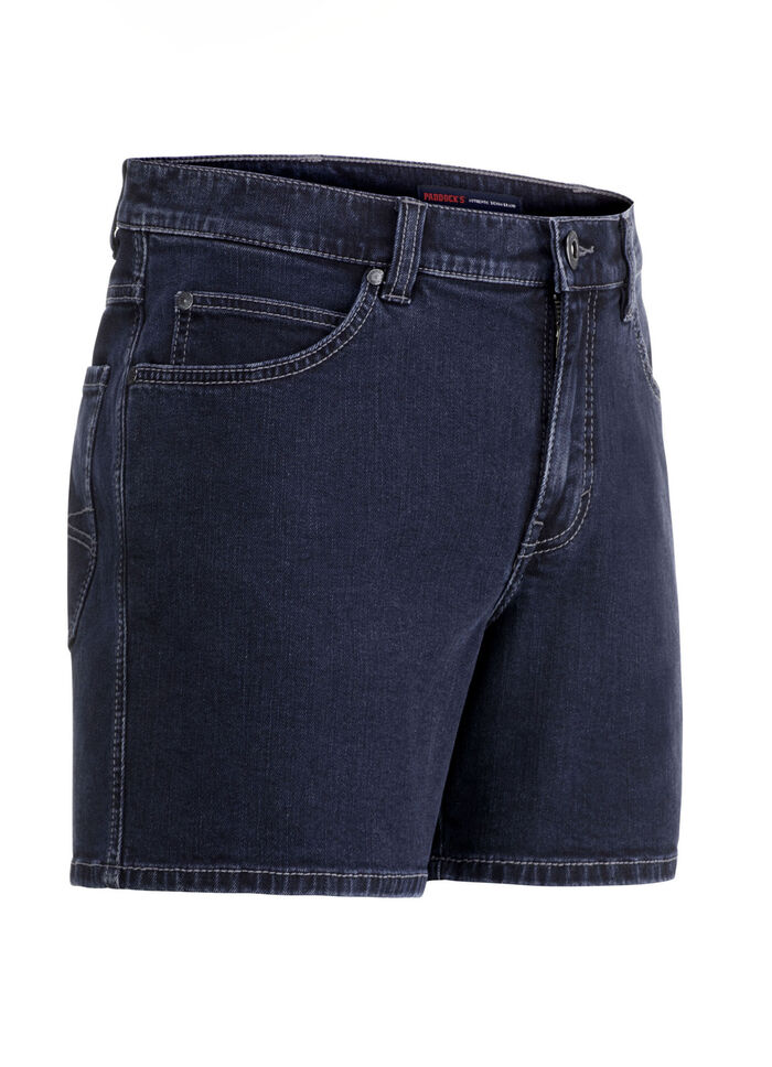 Jeansshort van "Paddock's" in 2 kleuren DARKBLUE