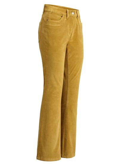 Cordbroek in trendy bootcut-model 