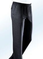 Pull-on-broek van Klaus Modelle met elastische tailleband in 5 kleuren MARINE