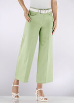 Culottes met modieuze wijde pijpen GRÜN