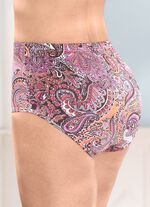 Verpakking van vijf slips met paisley-motief 