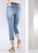 Jeans met push-up effect LICHTBLAUW