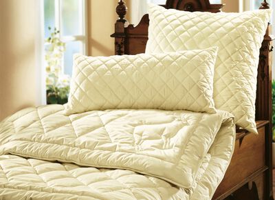 Fan-beddengoedprogramma met het fijnste en hoogwaardige fijne haar 