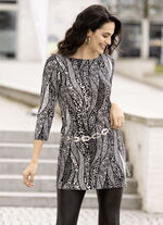 Shirttuniek met all-over print 