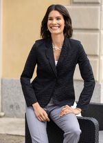 Blouseblazer met katoen 