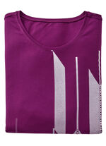 Shirt met contrastprint 