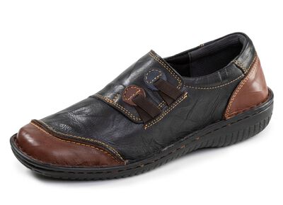 ELENA EDEN, klassieke damespantoffels, breedte G, met uitneembaar voetbed 