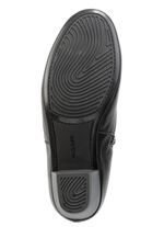 Waldl&auml;ufer, comfortabele dames enkellaarsjes, breedte K, met uitneembaar voetbed ZWART