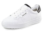 Peter Kaiser vetersneakers van nappaleer WEISS