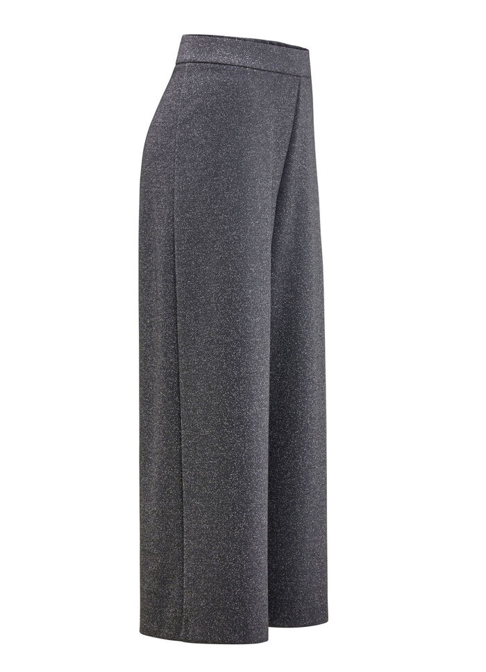 Culottes in pull-on stijl SCHWARZ-SILBERFARBEN