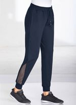 Vrijetijdsbroek met mesh-inzet in 4 kleuren 