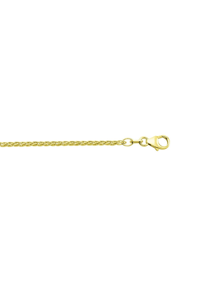3-strengs gouden gevlochten ketting 