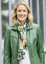 Sjaal met fantasiedessin 