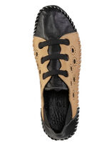 pantoffel SCHWARZ-CAMEL