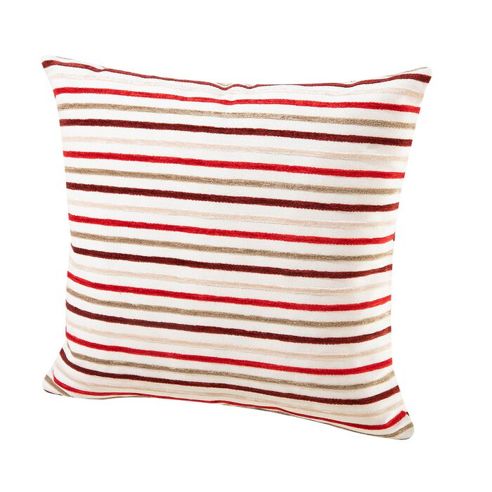 Kussenhoes met strepenmotief 