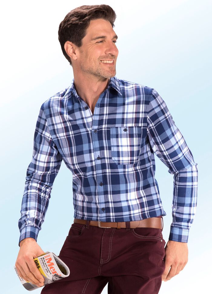 Mooi overhemd van fijn flanel 