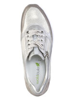 Waldläufer sneakers van een fijne leermix SEKT-BRONS-PLATINA