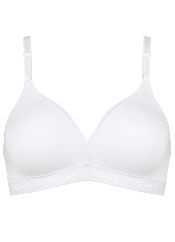 Triumph micro fun bh met voorgevormde cups WIT