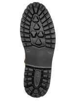 Rieker, gevoerde herenlaarzen, winterschoenen, breedte H, met rits COGNAC