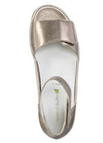 Ranger sandaal met uitneembaar leren voetbed ANTIEK GOUD