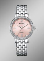 Citizen quartz dameshorloge met roestvrijstalen bandkast 